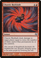 Magic the Gathering Card - Chaotic Backlash - MTG Circle