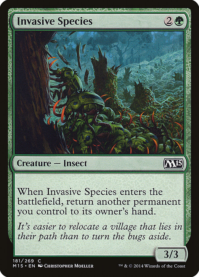Magic the Gathering Card - Invasive Species - MTG Circle