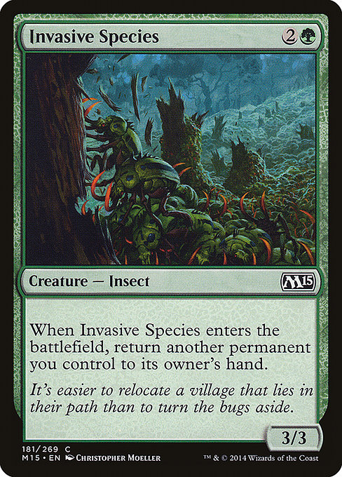Magic the Gathering Card - Invasive Species - MTG Circle