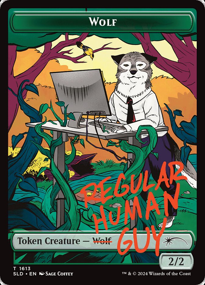 Magic the Gathering Card - Wolf - MTG Circle