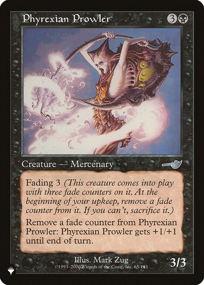 Magic the Gathering Card - Phyrexian Prowler - MTG Circle