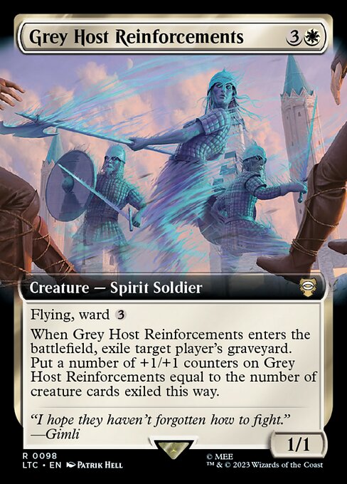 Magic the Gathering Card - Grey Host Reinforcements - MTG Circle