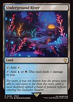 Magic the Gathering Card - Underground River - MTG Circle