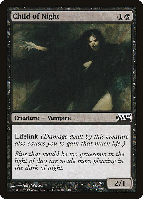 Magic the Gathering Card - Child of Night - MTG Circle