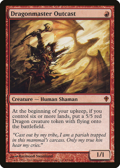 Magic the Gathering Card - Dragonmaster Outcast - MTG Circle