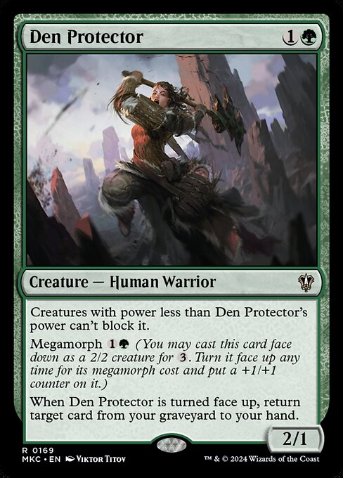 Magic the Gathering Card - Den Protector - MTG Circle