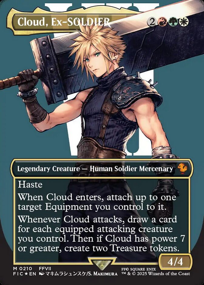 Magic the Gathering Card - Cloud, Ex-SOLDIER - MTG Circle