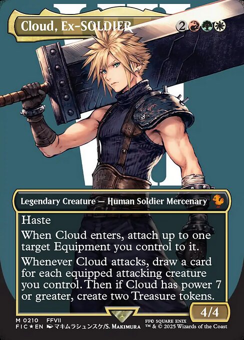 Magic the Gathering Card - Cloud, Ex-SOLDIER - MTG Circle