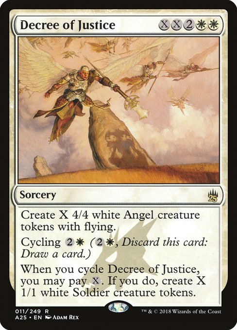 Magic the Gathering Card - Decree of Justice - MTG Circle