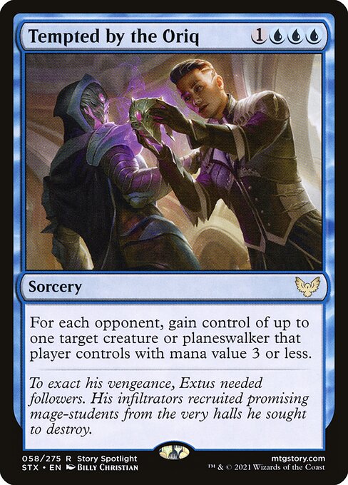 Magic the Gathering Card - Tempted by the Oriq - MTG Circle