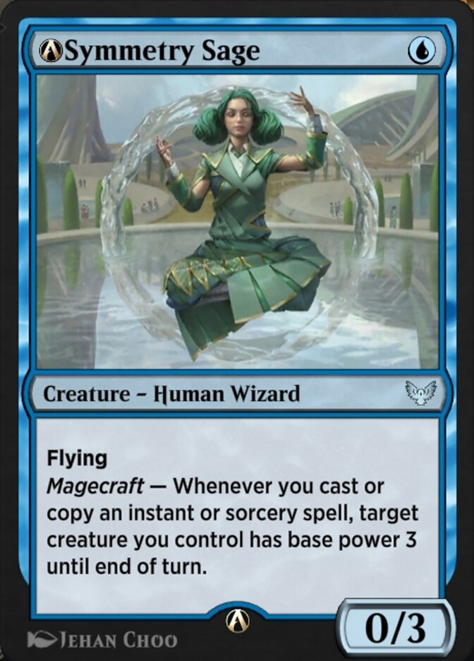 Magic the Gathering Card - A-Symmetry Sage - MTG Circle