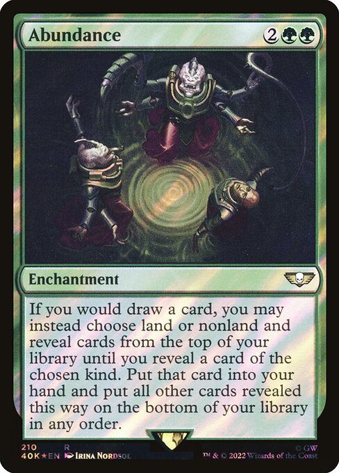 Magic the Gathering Card - Abundance - MTG Circle
