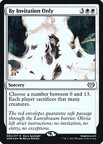 Magic the Gathering Card - By Invitation Only - MTG Circle