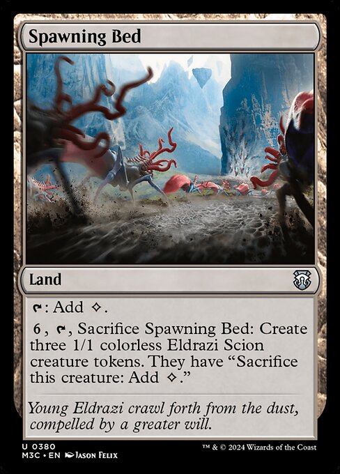 Magic the Gathering Card - Spawning Bed - MTG Circle