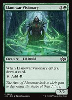 Magic the Gathering Card - Llanowar Visionary - MTG Circle