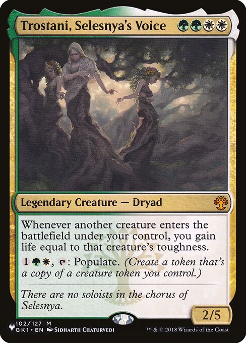 Magic the Gathering Card - Trostani, Selesnya's Voice - MTG Circle