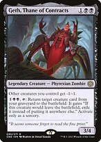 Magic the Gathering Card - Geth, Thane of Contracts - MTG Circle