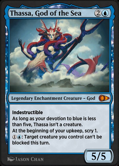 Magic the Gathering Card - Thassa, God of the Sea - MTG Circle