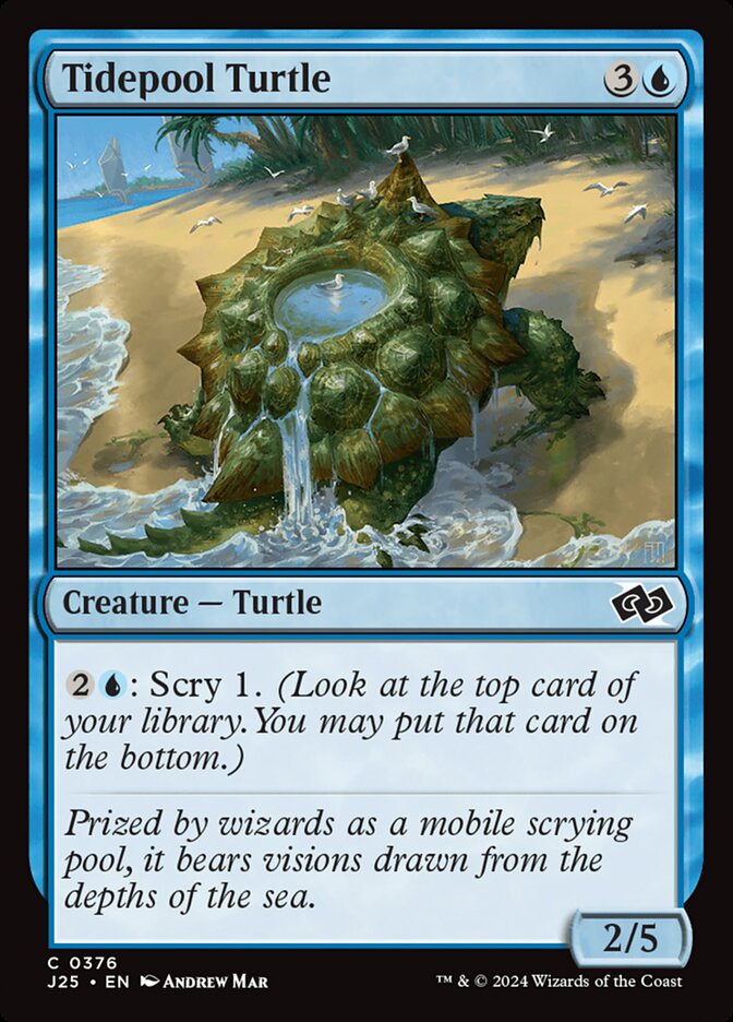 Magic the Gathering Card - Tidepool Turtle - MTG Circle