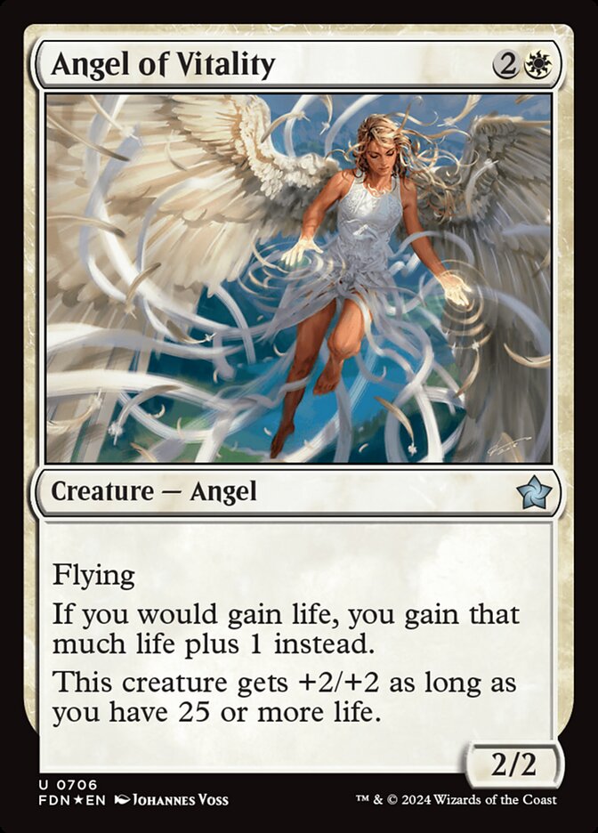Magic the Gathering Card - Angel of Vitality - MTG Circle