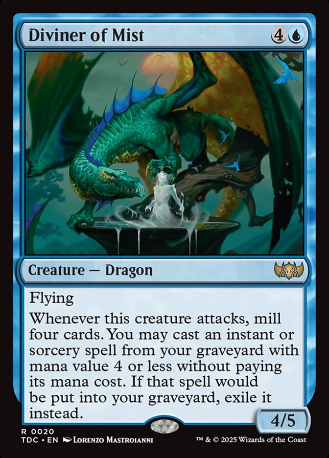 Magic the Gathering Card - Diviner of Mist - MTG Circle