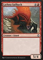 Magic the Gathering Card - Lathnu Sailback - MTG Circle