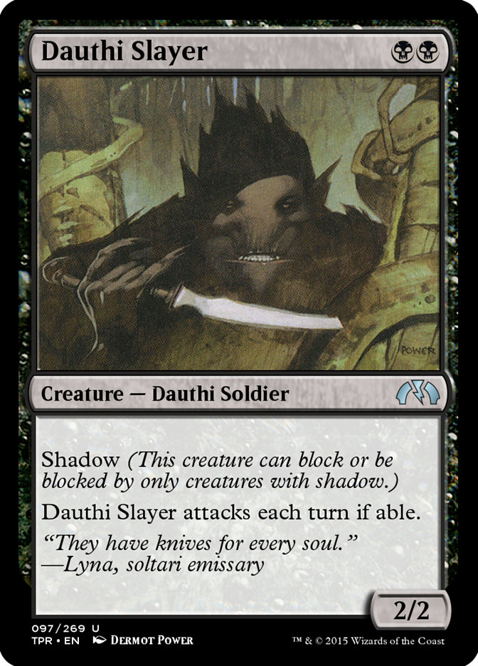 Magic the Gathering Card - Dauthi Slayer - MTG Circle