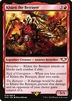 Magic the Gathering Card - Khârn the Betrayer - MTG Circle