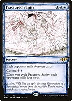 Magic the Gathering Card - Fractured Sanity - MTG Circle