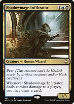 Magic the Gathering Card - Shadowmage Infiltrator - MTG Circle