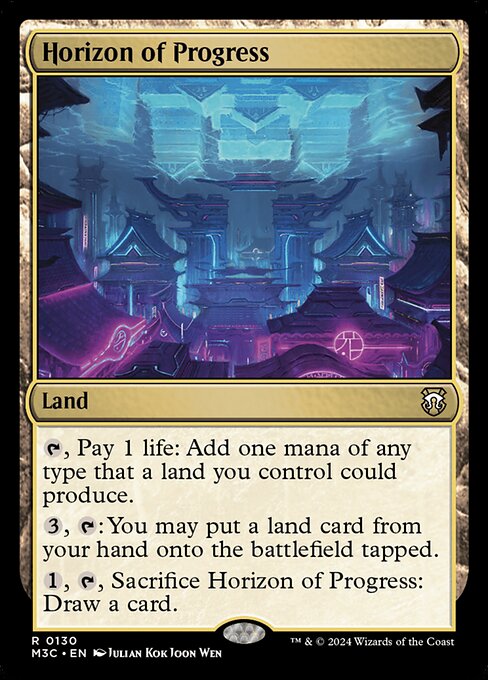 Magic the Gathering Card - Horizon of Progress - MTG Circle