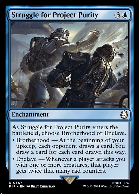 Magic the Gathering Card - Struggle for Project Purity - MTG Circle