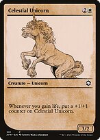 Magic the Gathering Card - Celestial Unicorn - MTG Circle