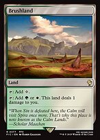 Magic the Gathering Card - Brushland - MTG Circle