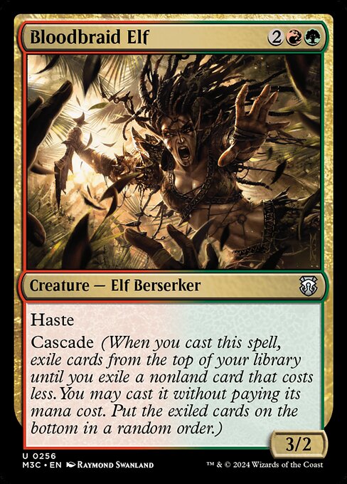 Magic the Gathering Card - Bloodbraid Elf - MTG Circle