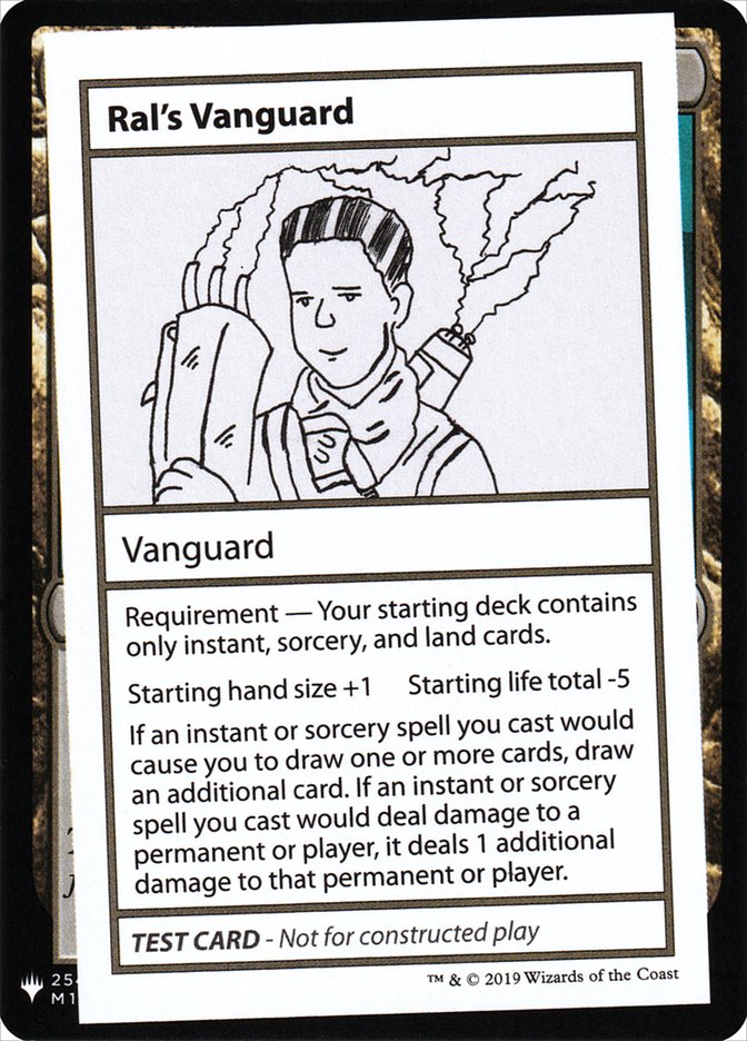 Magic the Gathering Card - Ral's Vanguard - MTG Circle