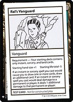 Magic the Gathering Card - Ral's Vanguard - MTG Circle