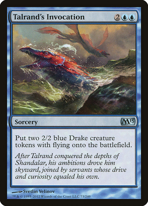 Magic the Gathering Card - Talrand's Invocation - MTG Circle