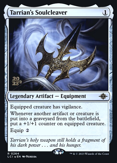 Magic the Gathering Card - Tarrian's Soulcleaver - MTG Circle