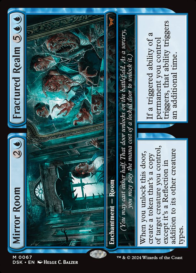 Magic the Gathering Card - Mirror Room // Fractured Realm - MTG Circle