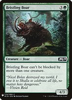 Magic the Gathering Card - Bristling Boar - MTG Circle