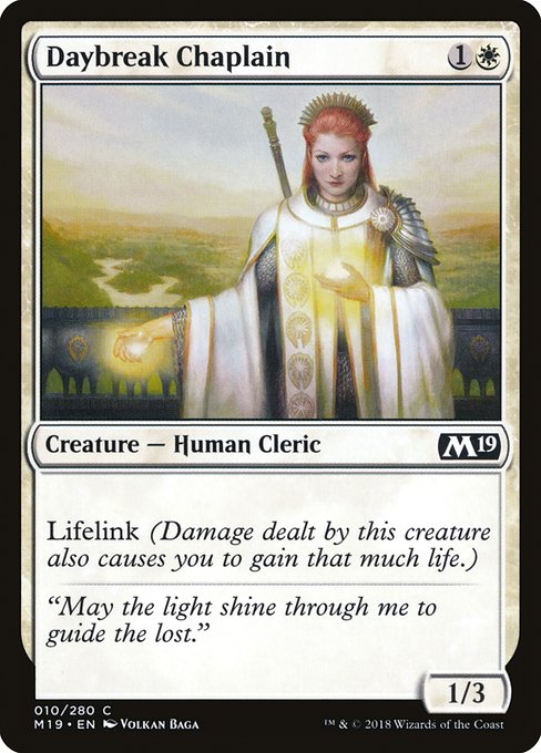 Magic the Gathering Card - Daybreak Chaplain - MTG Circle