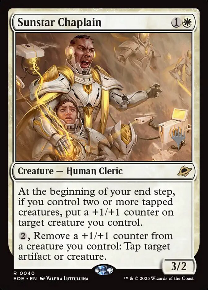 Magic the Gathering Card - Sunstar Chaplain - MTG Circle