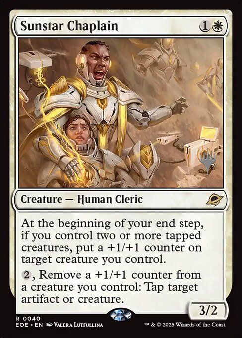 Magic the Gathering Card - Sunstar Chaplain - MTG Circle