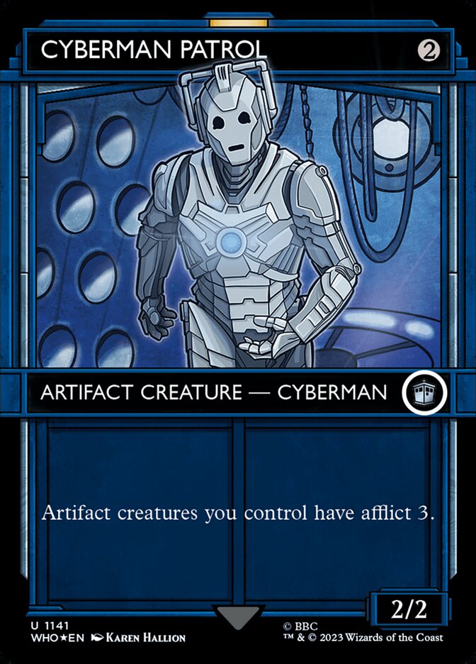 Magic the Gathering Card - Cyberman Patrol - MTG Circle