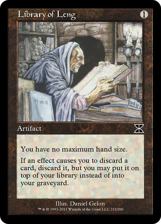 Magic the Gathering Card - Library of Leng - MTG Circle