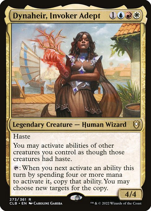 Magic the Gathering Card - Dynaheir, Invoker Adept - MTG Circle
