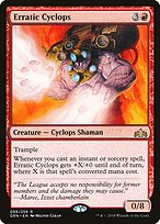 Magic the Gathering Card - Erratic Cyclops - MTG Circle