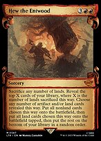 Magic the Gathering Card - Hew the Entwood - MTG Circle