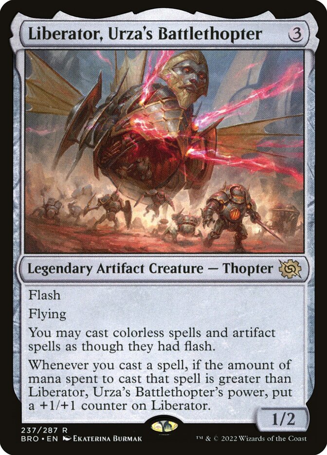 Magic the Gathering Card - Liberator, Urza's Battlethopter - MTG Circle